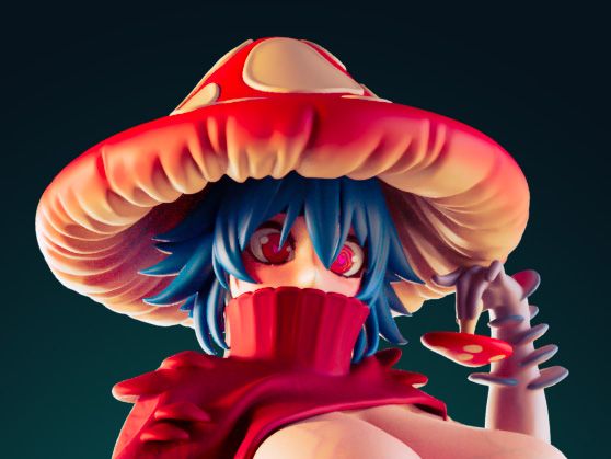 Statua Red Mushroom Girl Furry | Monster Girl Fan art di Officer Rhu SFW,NSFW,Futa 3d printed statue,3d printed,3d printed figure,Red Mushroom Girl Statue,Monster Girl Statue,nsfw statue,furry statue,futanari figurines,futanari statue,futa figurines,futa statue