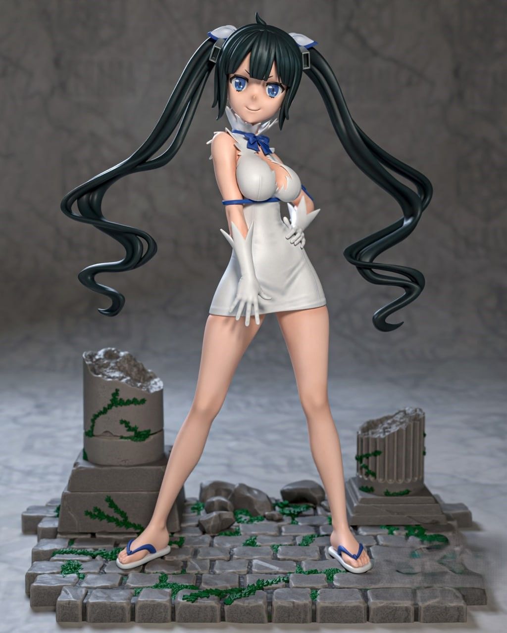 Hestia Statue | Danmachi Fan Art by Azerama SFW,NSFW 3d printed,3d printed statue,nsfw statue,Hestia statue,Danmachi statue