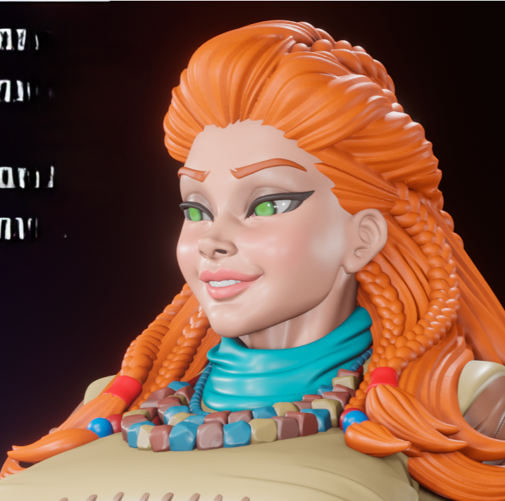 Aloy Statue | Horizon Zero Dawn Fan Art by Digital Dark SFW,NSFW,Futa 3d printed statue,3d printed,nsfw statue,3d printed figure,futa statue,Aloy Statue,Horizon Zero Dawn