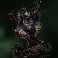 Statua Mal0 Furry Tree | SCP Fan art di Gatsu SFW,NSFW,Futa 3d printed statue,3d printed,nsfw statue,futa statue,Mal0 Statue,scp statue,futa figurines,futanari figurines,futanari statue