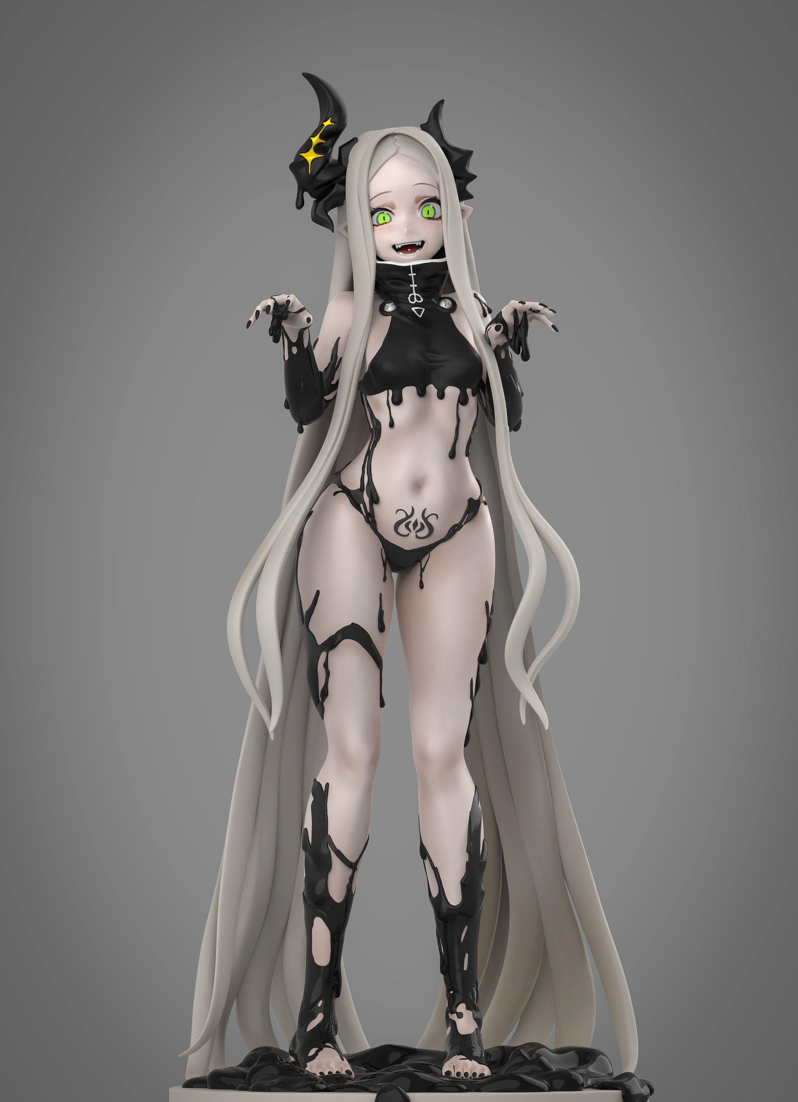 Leviathan Statue | NIKKE Fan Art by Sin3Dstudio SFW 3d printed statue,Leviathan statue,NIKKE,3d printed figure,3d printed