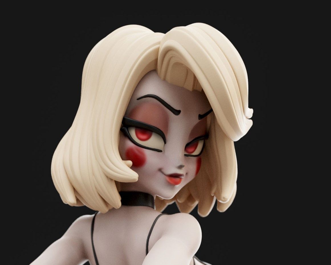 Charlie Morningstar Statue | Hazbin Hotel Fan Art by Anyonensfw SFW,NSFW,Futa 3d printed,3d printed statue,nsfw statue,futa statue,Charlie Morningstar Statue,Hazbin Hotel Statue