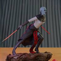 Asajj Ventress Statue | Star Wars Fanart von TrickorTreat3D SFW 3d printed,3d printed statue,Asajj Ventress statue,Star Wars statue,3d printed figure