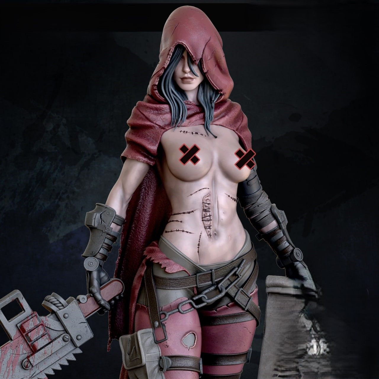 War Sister Repent Statue | 40k Fan Art by OXO3D SFW,NSFW 3d printed,nsfw statue,3d printed figure,Warhammer 40k Statue,War Sister Repent Statue