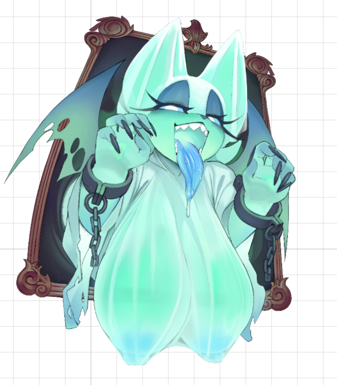 Spooky Bat Big Boobs Sticker | Sonic the Hedgehog Vinyl Sticker SFW,NSFW loona nsfw,Spooky Bat sticker,furry sticker,SFW stickers,Sonic the Hedgehog,NSFW stickers