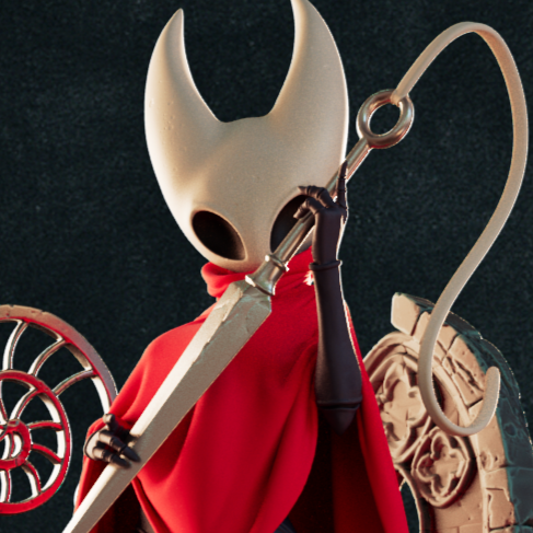 Estatua Hornet | Silk Song Fan art por Officer Rhu SFW 3d printed statue,3d printed,3d printed figure,Hornet Statue,Silk Song Statue