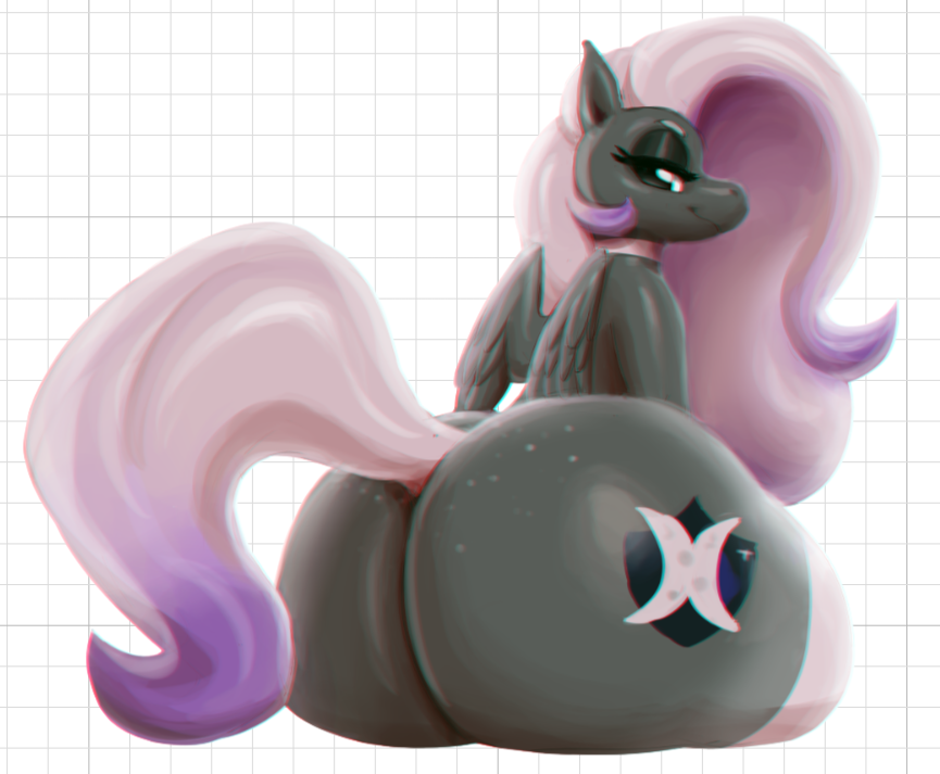 Princess Luna Big Ass Furry Sticker | My Little Pony Vinyl Sticker SFW furry sticker,sfw sticker,stickers,Princess Luna,mlp sticker,My Little Pony sticker