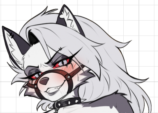 Loona Muzzle Futa Sticker | Helluva Boss Vinyl Sticker Futa loona nsfw,loona sticker,furry sticker,Helluva Boss,futa sticker