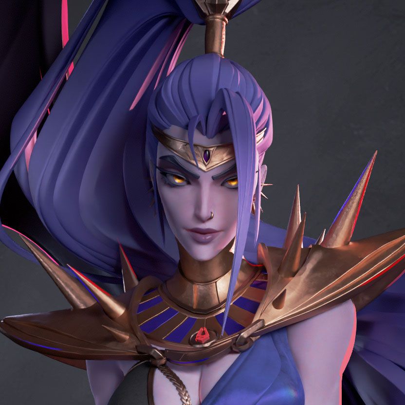 Megaera Statue | Hades Fan Art by Bulkamancer SFW 3d printed statue,3d printed,Megaera Statue,3d printed figure,Hades statue