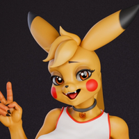 Pikachu Statue | Pokemon Fanart von mowmaw NSFW,Futa 3d printed,Pikachu Statue,futa statue,pokemon statue,furry statue,nsfw statue,futa figurines,futanari figurines,futanari statue