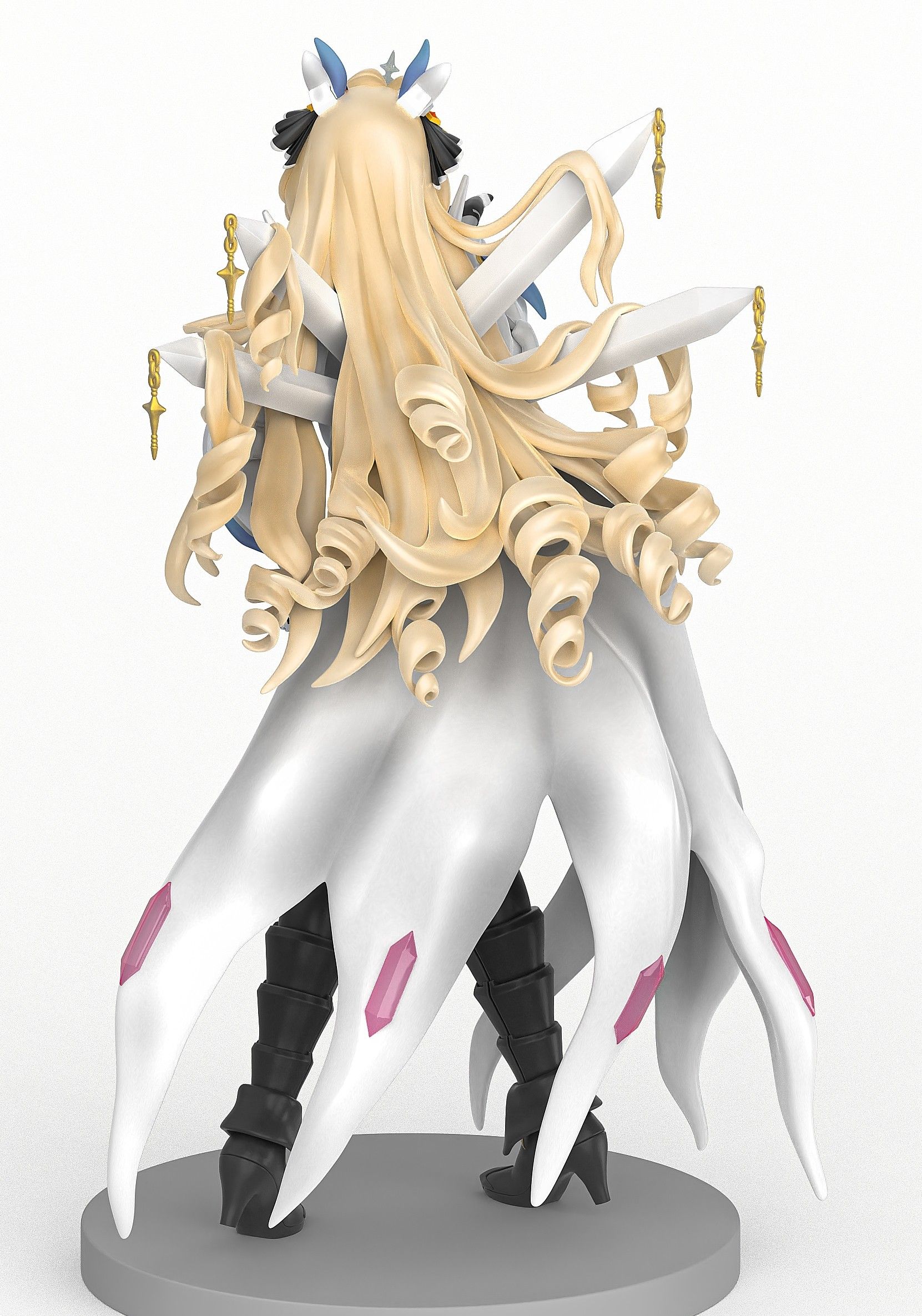 Crown Statue | NIKKE Fan Art by Sin3Dstudio  SFW 3d printed statue,Crown statue,NIKKE,3d printed figure,3d printed