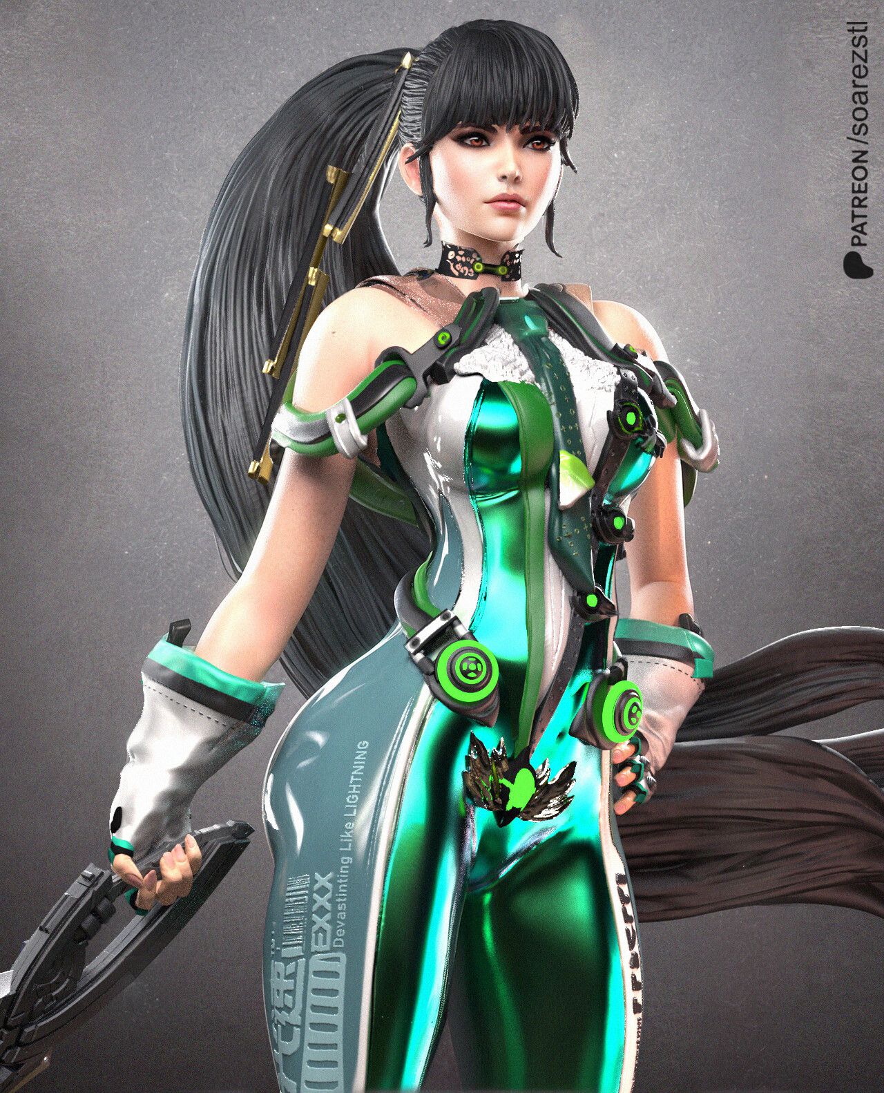 EVE Statue | Stellar Blade Fan Art by Pop Totem SFW 3d printed statue,3d printed,sfw statue,eve statue,Stellar Blade