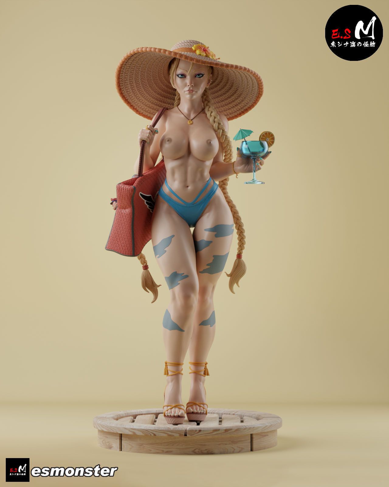 Cammy Statue | Street Fighter Fan Art by E.S Monster SFW,NSFW null