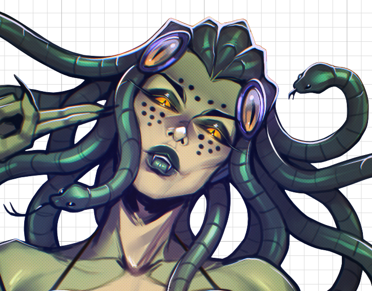 Medusa Widowmaker Sticker | Overwatch Vinyl Sticker SFW Medusa Widowmaker sticker,Overwatch sticker,stickers,sfw sticker