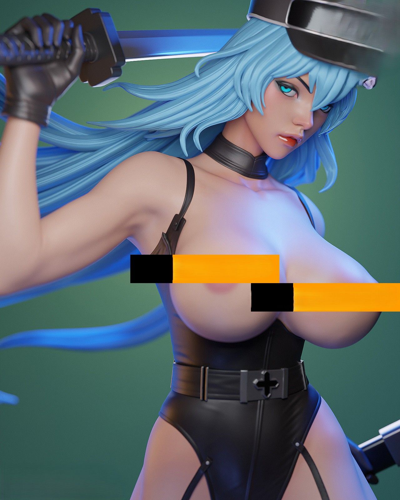 Esdeath Statue | Akame Ga Kill Fan Art by E.S Monster SFW,NSFW 3d printed,3d printed statue,nsfw statue,Esdeath statue,Akame Ga Kill statue