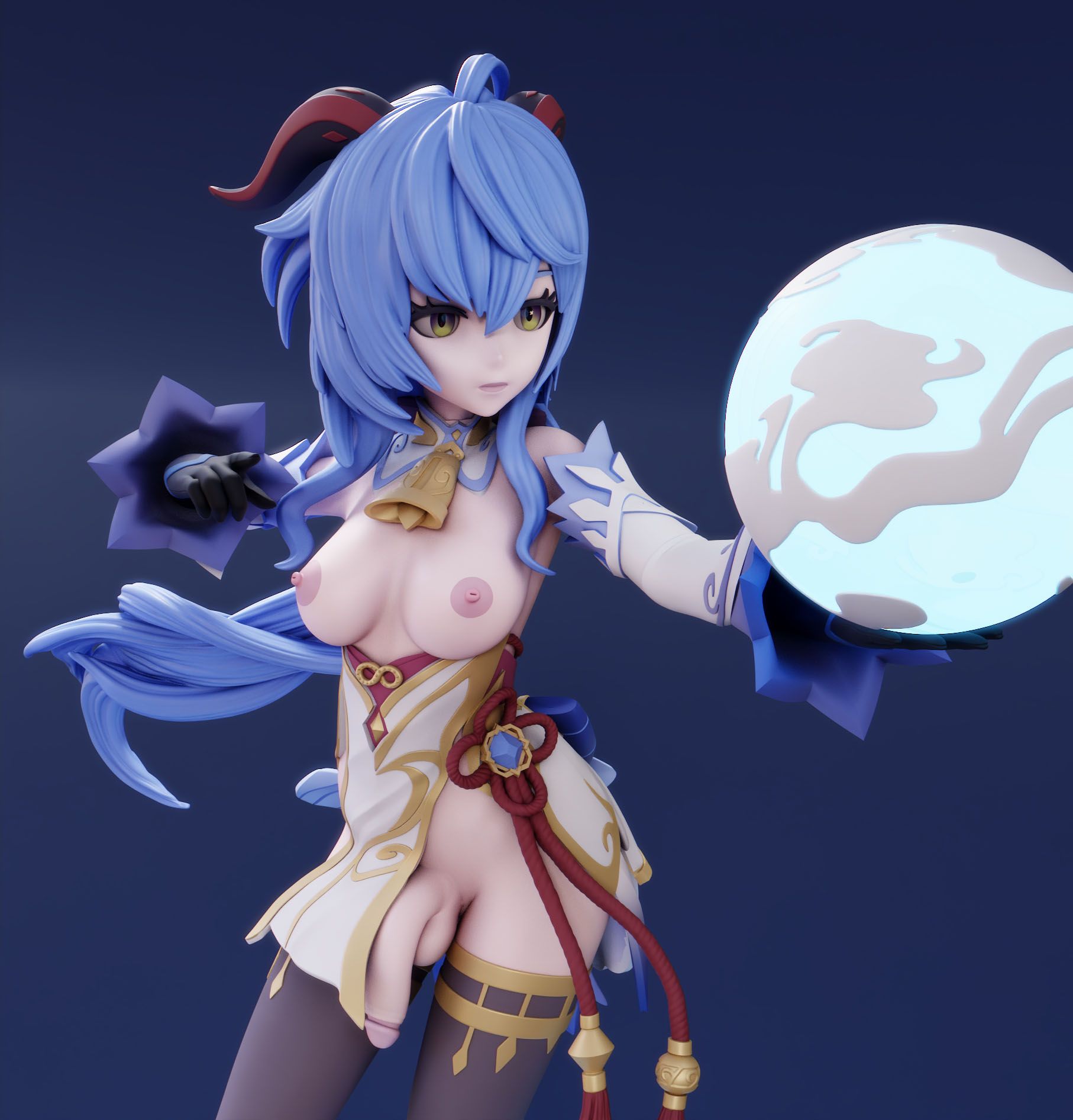 Ganyu Statue | Genshin Impact Fan Art by FunserviceSTL SFW,NSFW 3d printed statue,nsfw statue,Ganyu statue,Genshin Impact,3d printed figure,3d printed,futa figurines,futanari figurines,futanari statue,futa statue