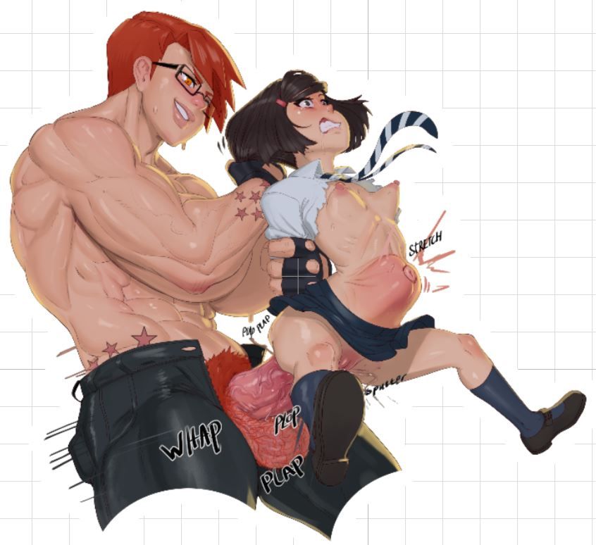 Maymay & Chrissy No Text Futa Sticker | Anime Futanari Stickers Ecchi Cartoon Futa null