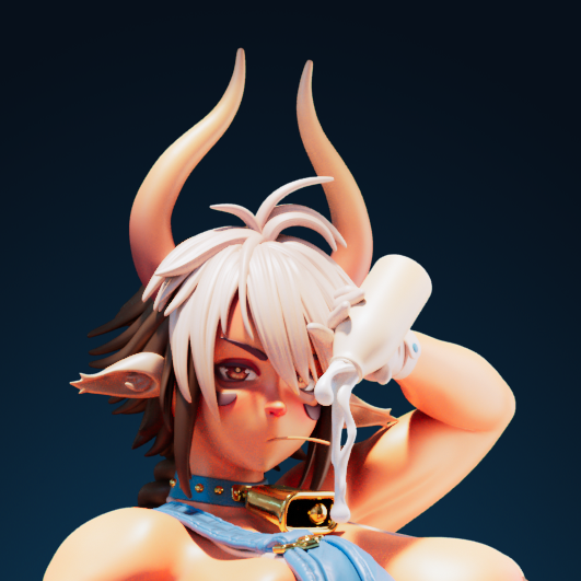 Cathyl Statue | Monster Musume Fan Art by Officer Rhu SFW,NSFW,Futa 3d printed statue,3d printed,nsfw statue,furry statue,futa statue,Cathyl Statue,Monster Musume Statue