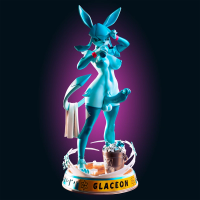 Glaceon Eevee Statue | Pokemon Fanart von Officer Rhu SFW,NSFW,Futa 3d printed statue,3d printed,nsfw statue,futa statue,Glaceon Statue,pokemon statue,futa figurines,futanari figurines,futanari statue,furry statue
