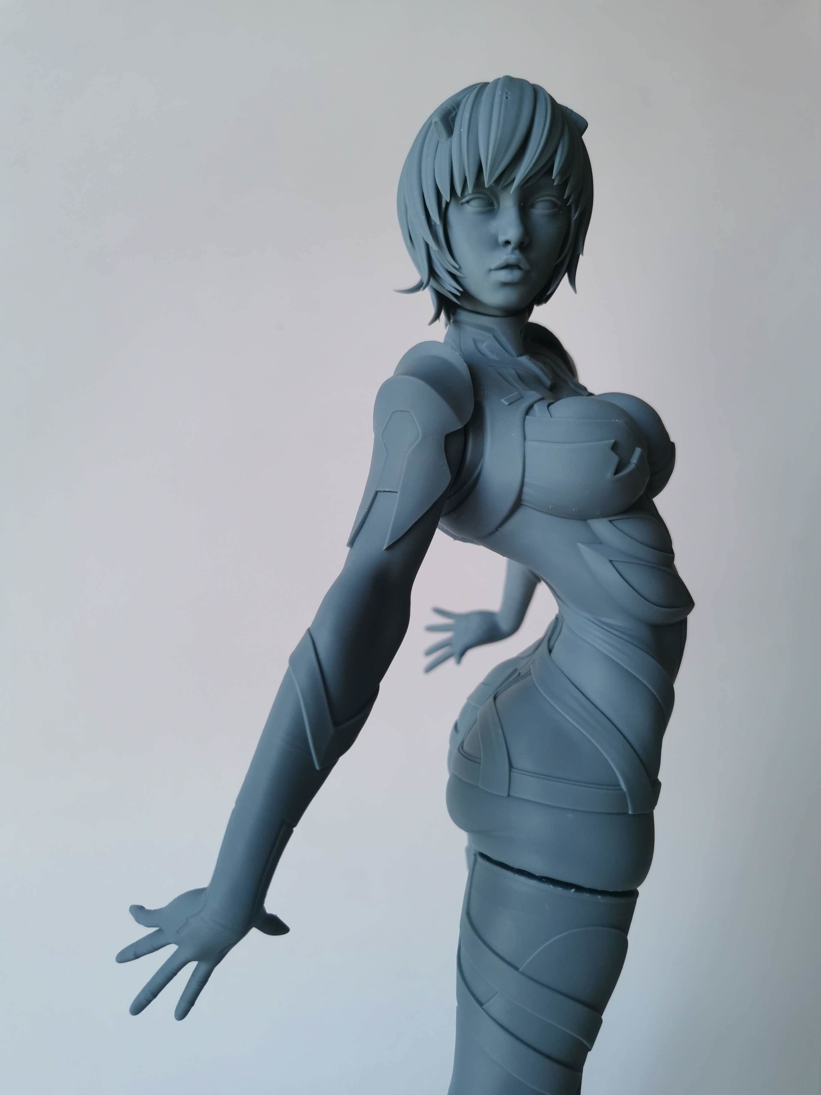 Rei Ayanami Statue | Evangelion Fan Art by E.S Monster image