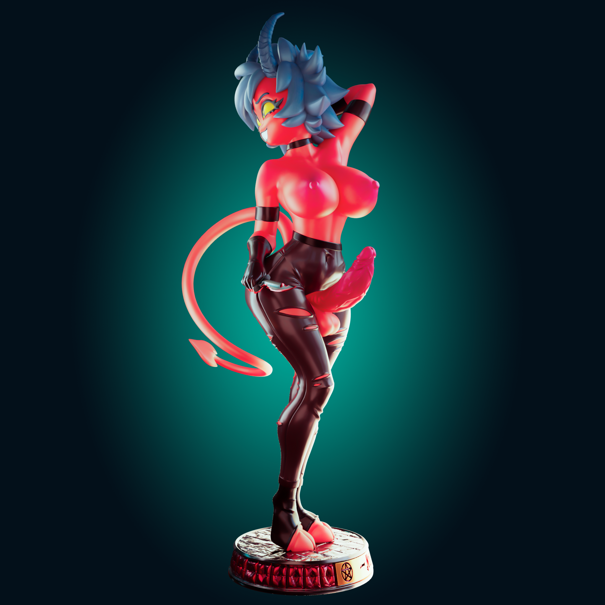 Millie Statue | Helluva Boss Fan Art by Officer Rhu image