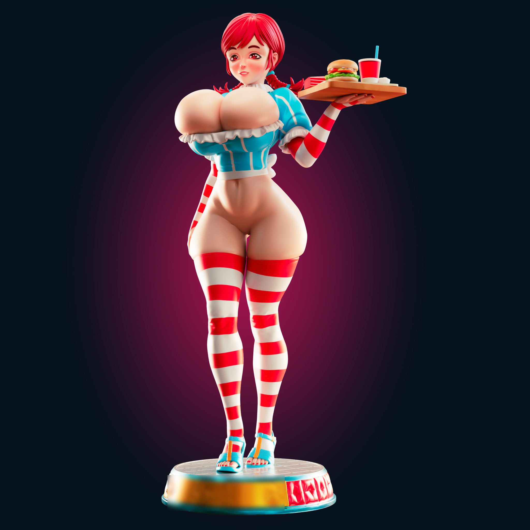 Wendy's Statue | Wendys Fan Art by Officer Rhu image