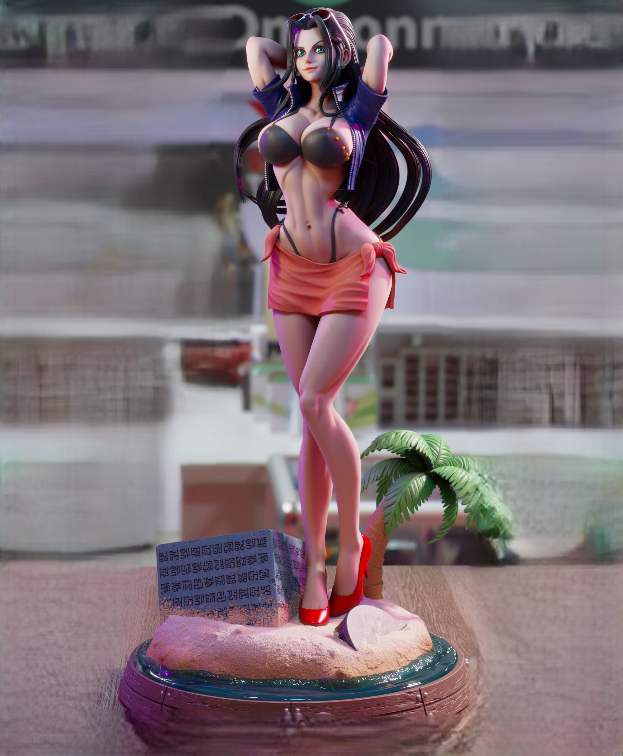 Nico Robin Statue | One Piece Fan Art by 3Dmoonn SFW,NSFW 3d printed,3d printed statue,Nico Robin Statue,One Piece statue,nsfw statue
