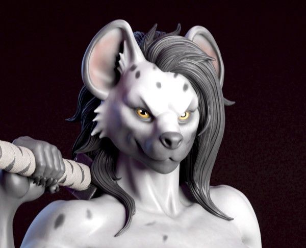 Hyena Furry Statue | The Lion King Fan Art by mowmaw NSFW,Futa 3d printed,Hyena statue,futa statue,The Lion King statue,furry statue,nsfw statue,futa figurines,futanari figurines,futanari statue