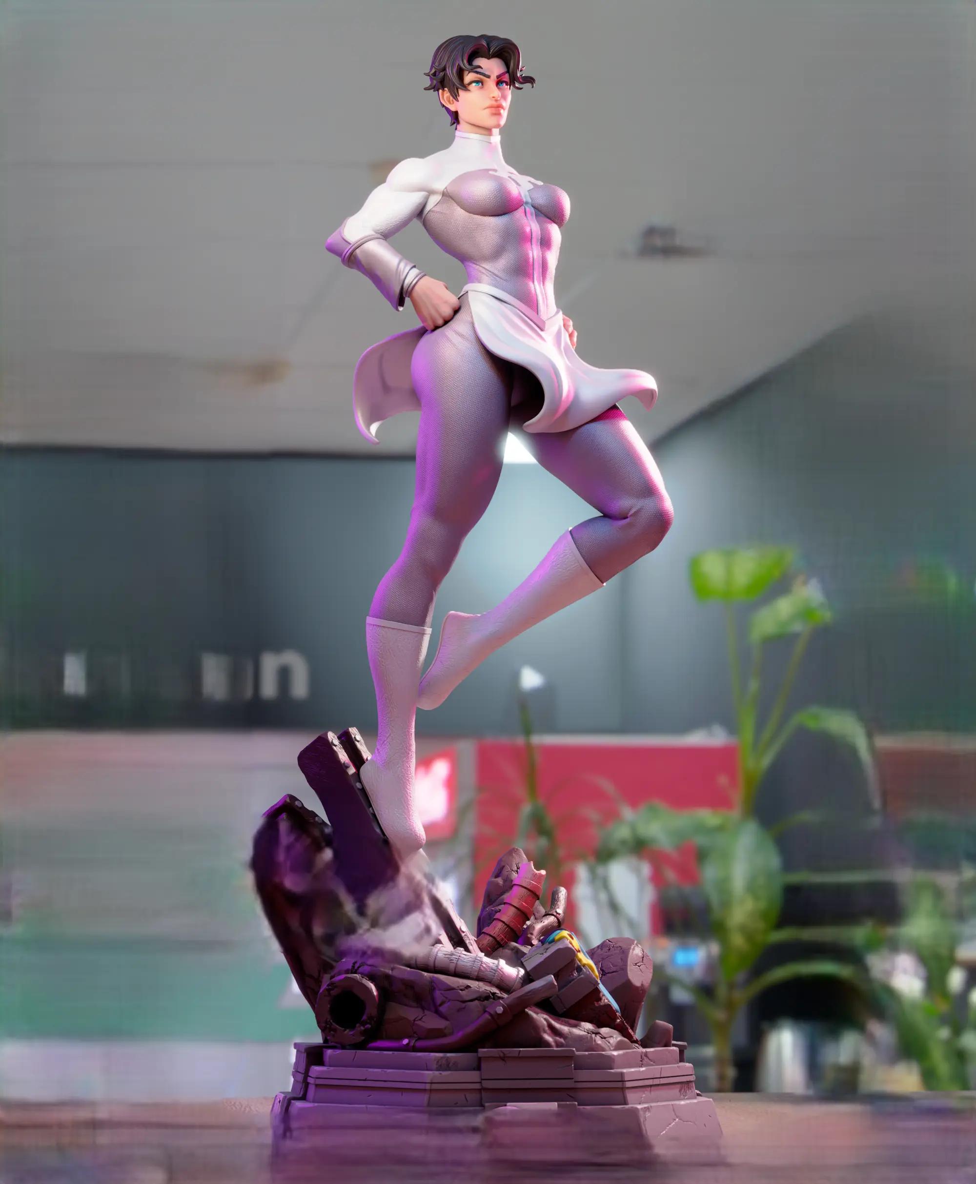 Anissa Statue | Invincible Fan Art by 3Dmoonn SFW 3d printed,3d printed statue,Anissa Statue,Invincible statue