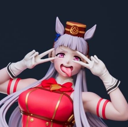 Gold Ship Statue | Umamusume Fan Art by Freyas Fantasys SFW,NSFW,Futa 3d printed statue,3d printed,nsfw statue,futa statue,Gold Ship Statue,Umamusume Statue