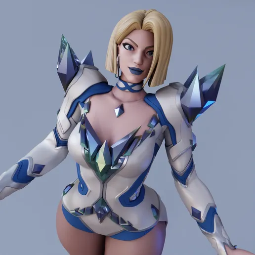 Emma Frost Statue | Marvel Rivals Fan Art by FunserviceSTL SFW,NSFW 3d printed statue,nsfw statue,Emma Frost statue,Marvel Rivals,3d printed figure,3d printed