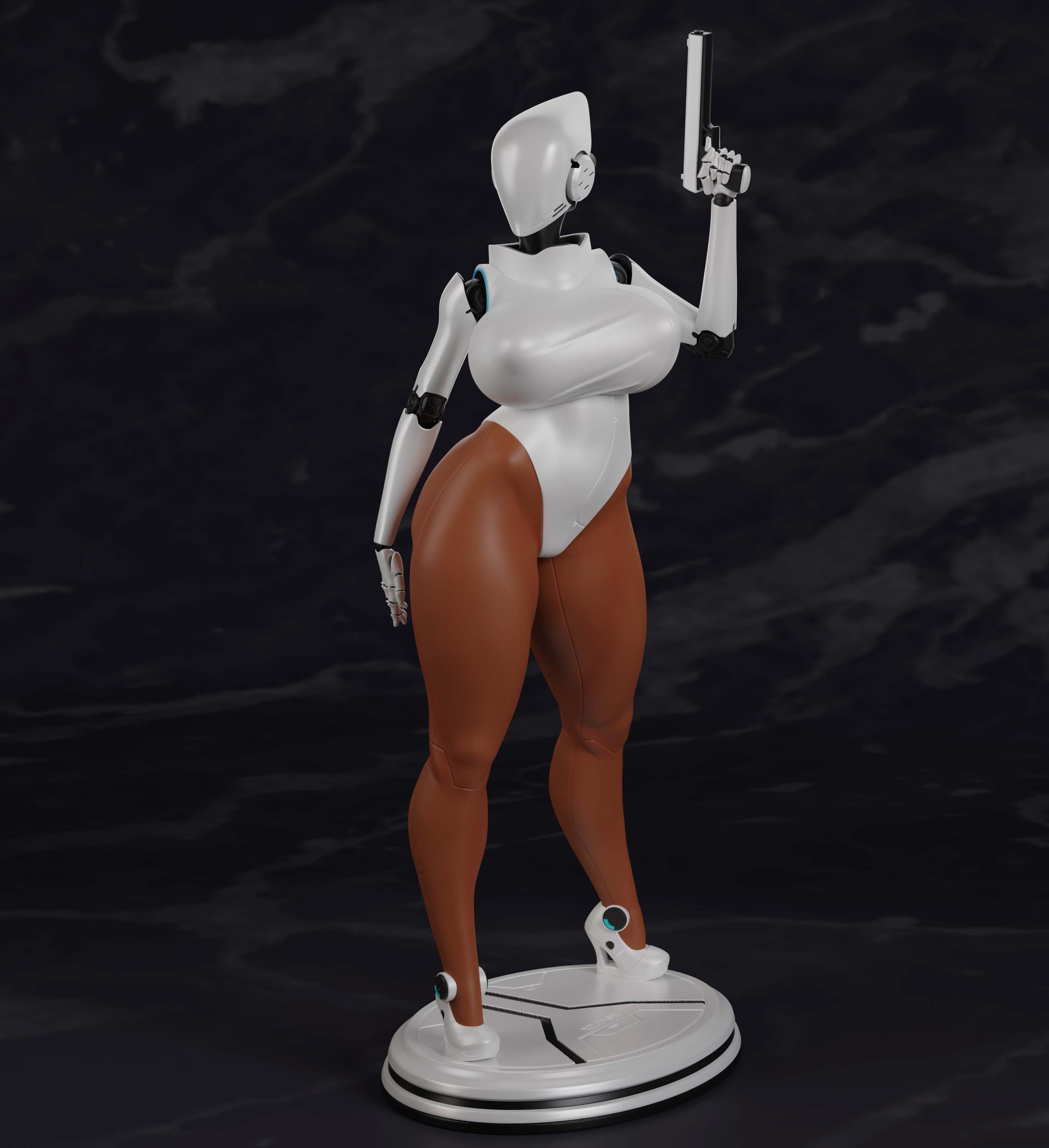 Haydee Statue | Haydee Fan Art by PolyBitsArt SFW,NSFW 3d printed statue,3d printed,3d printed figure,Haydee Statue,nsfw statue