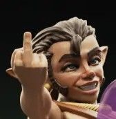 Rude Bard Lanscan Miniature | DnD Fan Art by Jigglystix NSFW 3d printed,miniature,dnd miniature,Rude Bard Lanscan,3d printed miniature