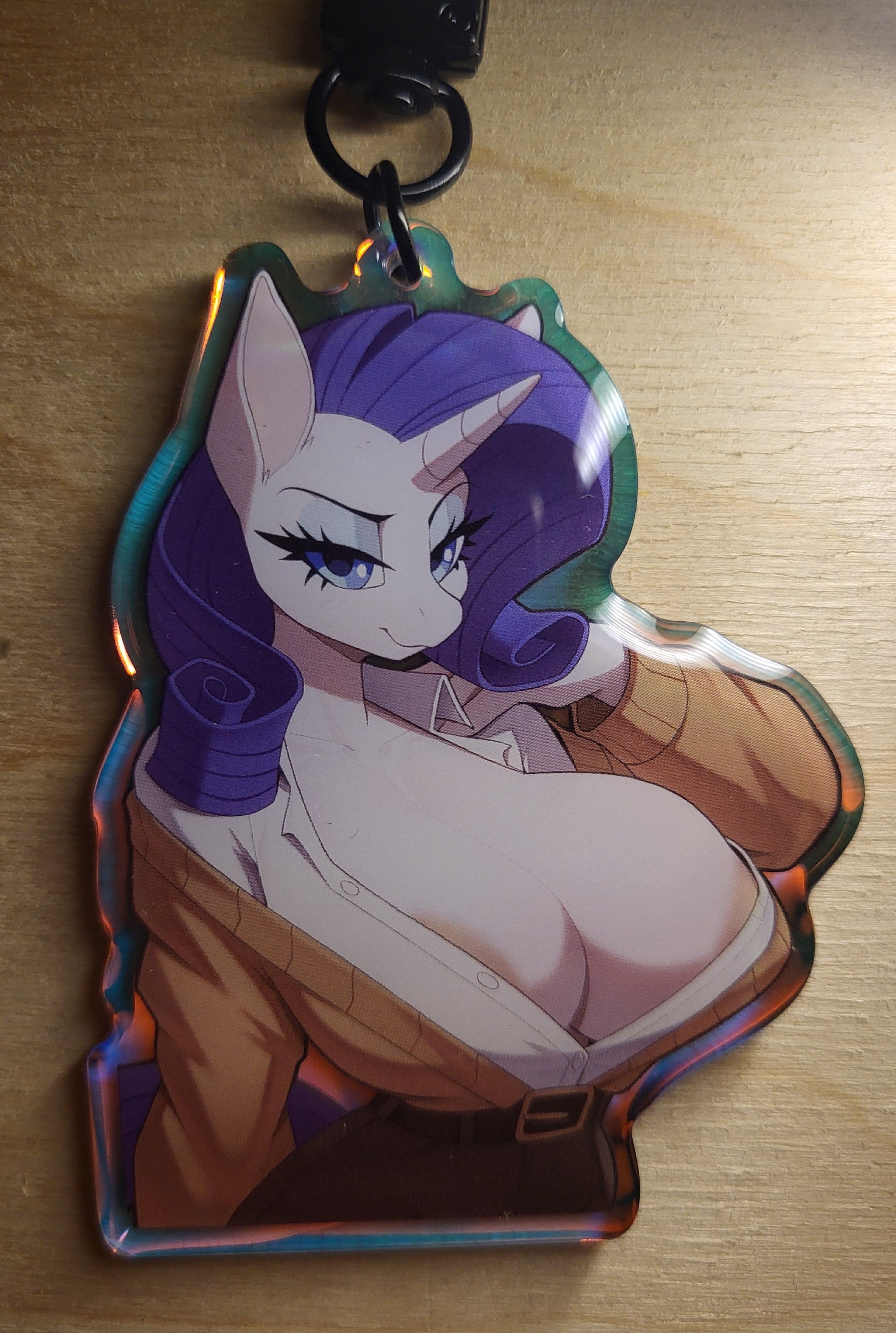 Princess Luna Furry Keychain | My Little Pony Acrylic Keychain SFW My Little Pony,Princess Luna Keychain,furry keychain,sfw keychain