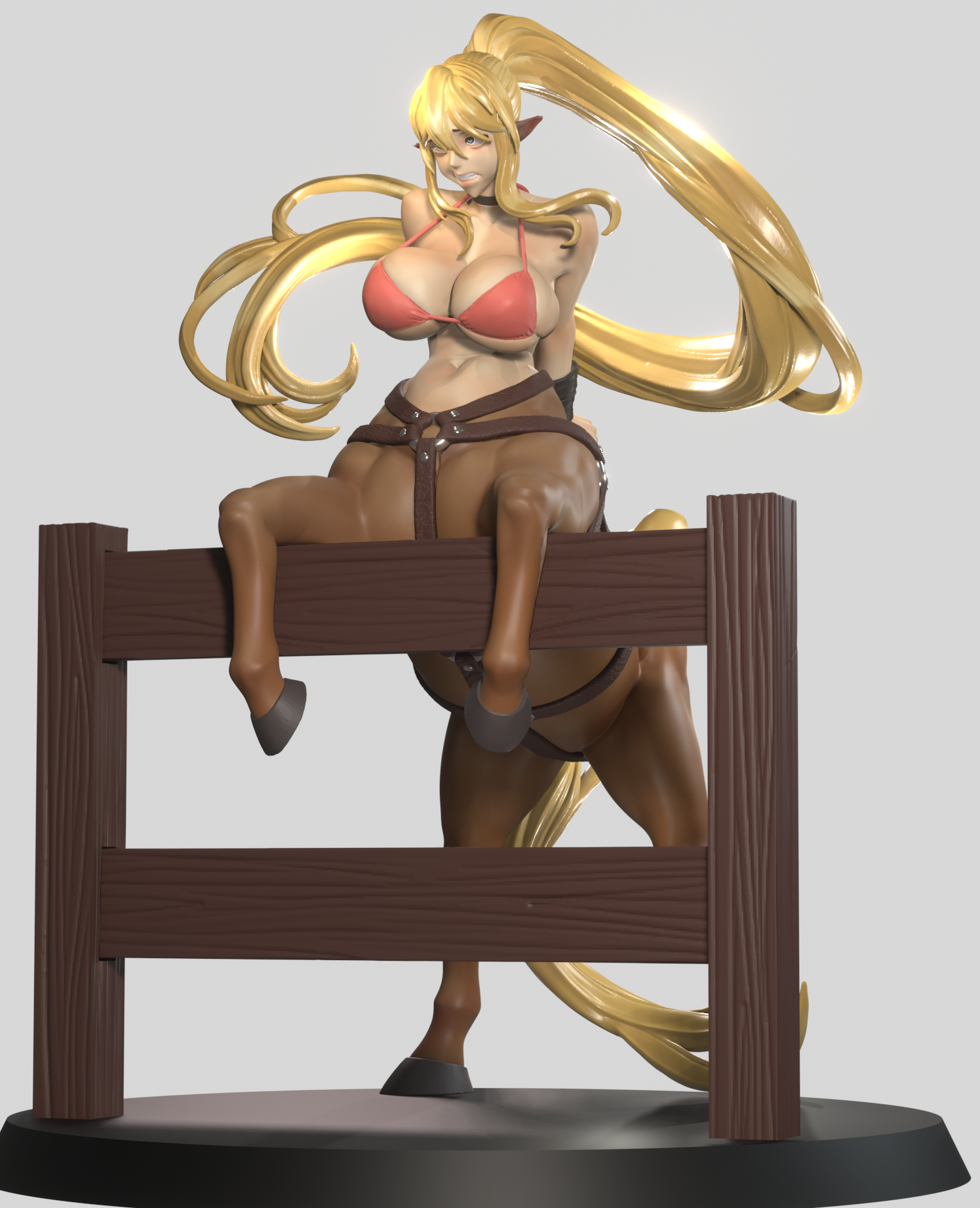 Centorea Statue | Monster Musume Fan Art by Freyas Fantasys SFW,NSFW,Futa 3d printed statue,3d printed,nsfw statue,futa statue,Centorea Statue,Monster Musume Statue