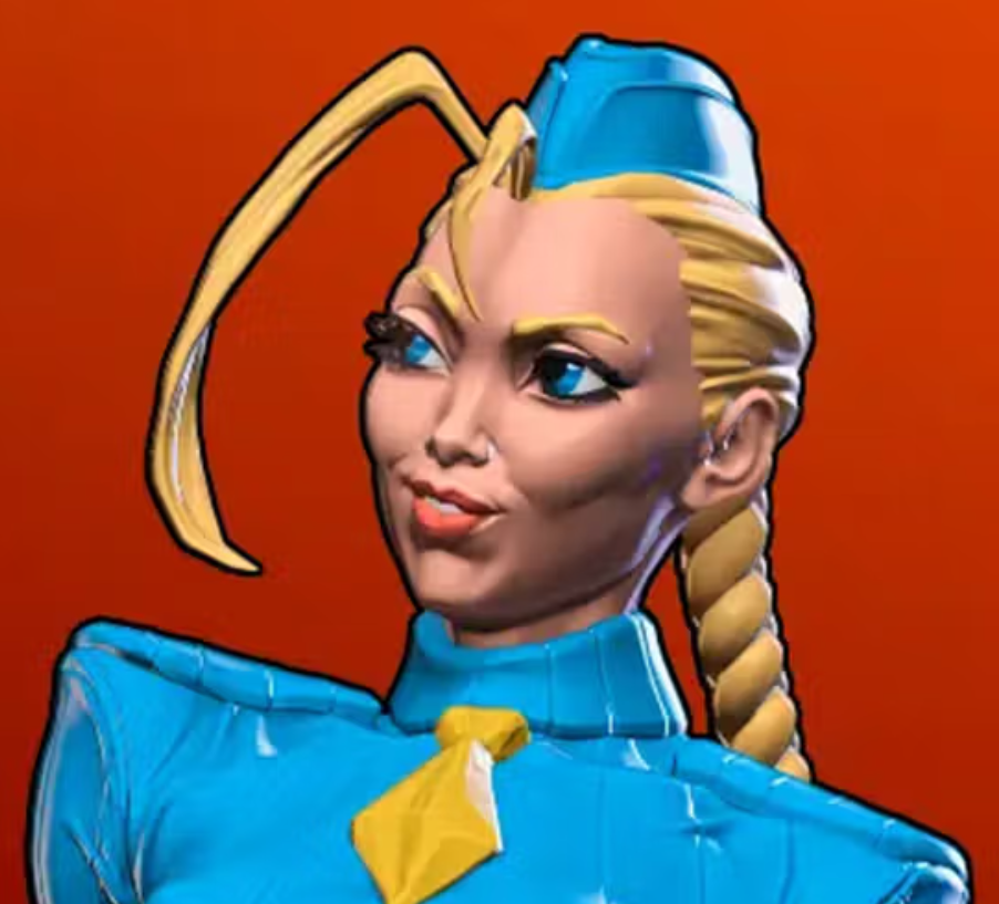 Cammy Statue | Street Fighter Fan Art by Yan-H SFW,NSFW 3d printed statue,3d printed,3d printed figure,nsfw statue,Cammy statue,Street Fighter statue