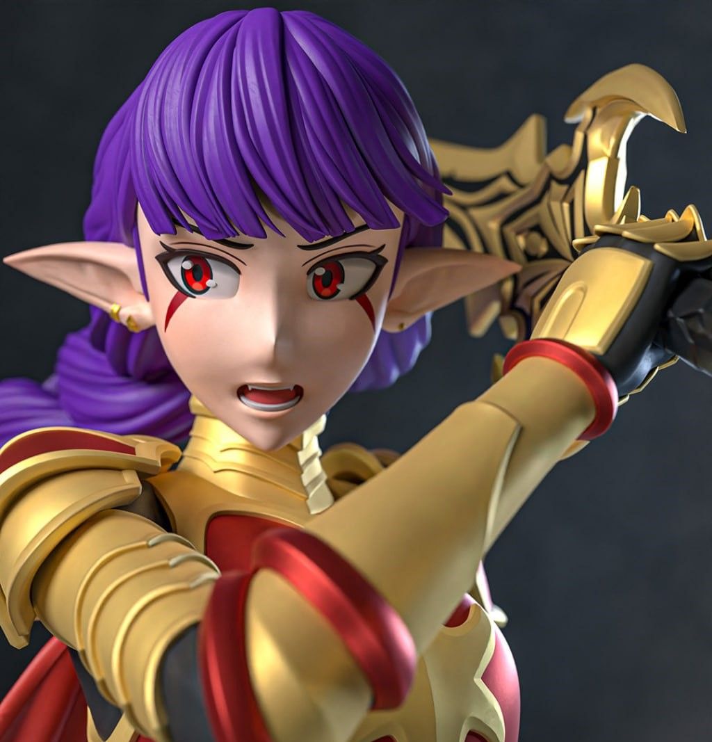 Esil Radiru Statue | Solo Leveling Fan Art by Azerama SFW,NSFW 3d printed,3d printed statue,nsfw statue,Esil Radiru statue,Solo Leveling statue