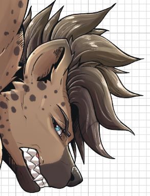 Hyena furry pinup Sticker | Original Vinyl Sticker NSFW hyena,stickers,furry sticker,nsfw sticker,bdsm