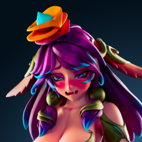 Lillia Fae Fawn Statue | League of Legends Fan Art by Officer Rhu SFW,NSFW,Futa 3d printed,Lillia Fae Fawn statue,futa statue,League of Legends statue,furry statue,nsfw statue