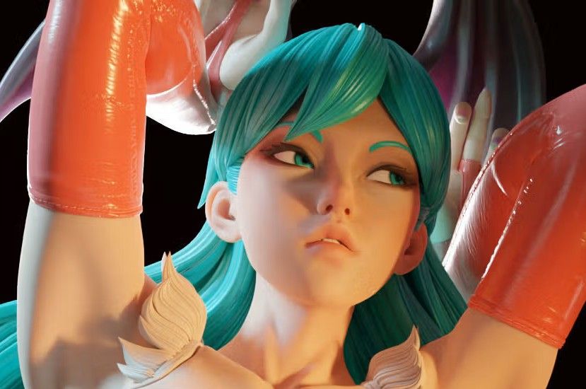 Morrigan Aensland Statue | Darkstalkers Fan Art by E.S Monster SFW,NSFW null