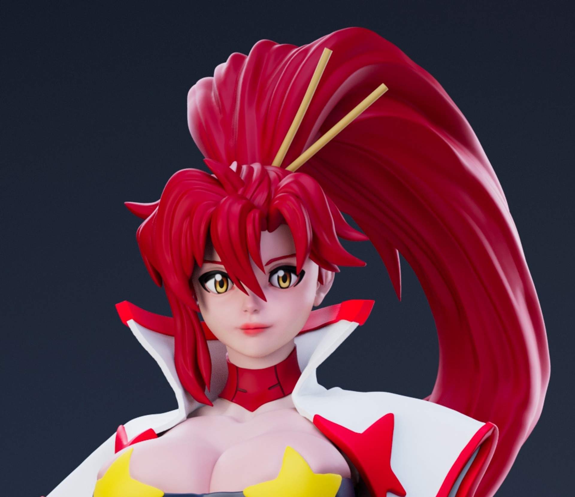 Adult Yoko Statue | Gurren Lagann Fan Art by Freyas Fantasys SFW,NSFW,Futa 3d printed statue,3d printed,3d printed figure,Adult Yoko Statue,Gurren Lagann Statue,nsfw statue,futa figurines,futanari figurines,futanari statue,futa statue