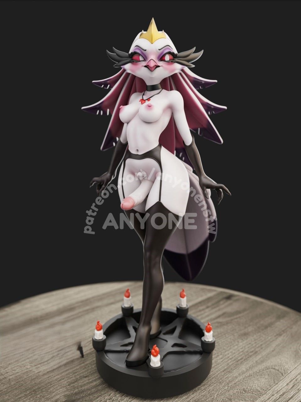 Stella Statue | Helluva Boss Fan Art by Anyonensfw SFW,NSFW,Futa 3d printed,3d printed statue,nsfw statue,futa statue,Stella Statue,Helluva Boss Statue
