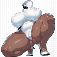 Naklejka Haydee Muscular Thighs | Haydee Naklejka winylowa SFW furry sticker,sfw sticker,stickers,Haydee Muscular Thighs sticker,Haydee sticker