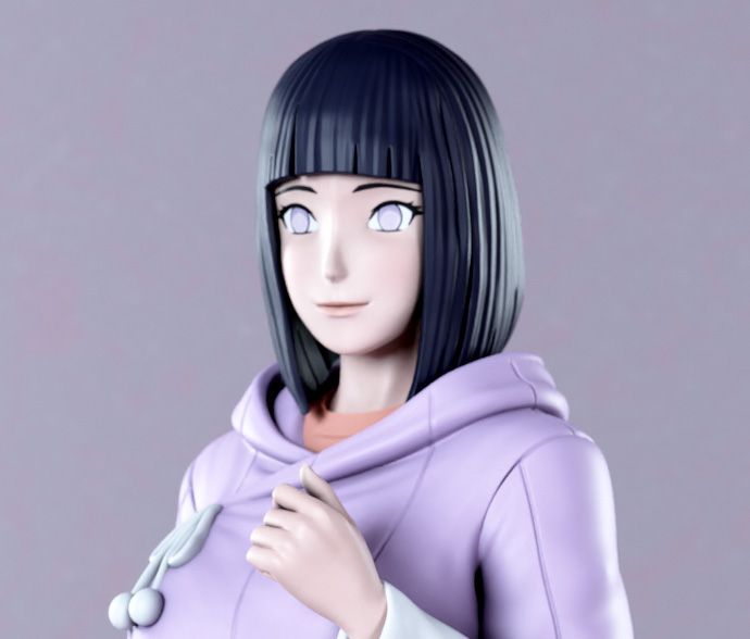 Statue Hinata | Naruto Fan art par Zahen Studio SFW,NSFW 3d printed,3d printed statue,nsfw statue,Hinata statue,Naruto statue,3d printed figure