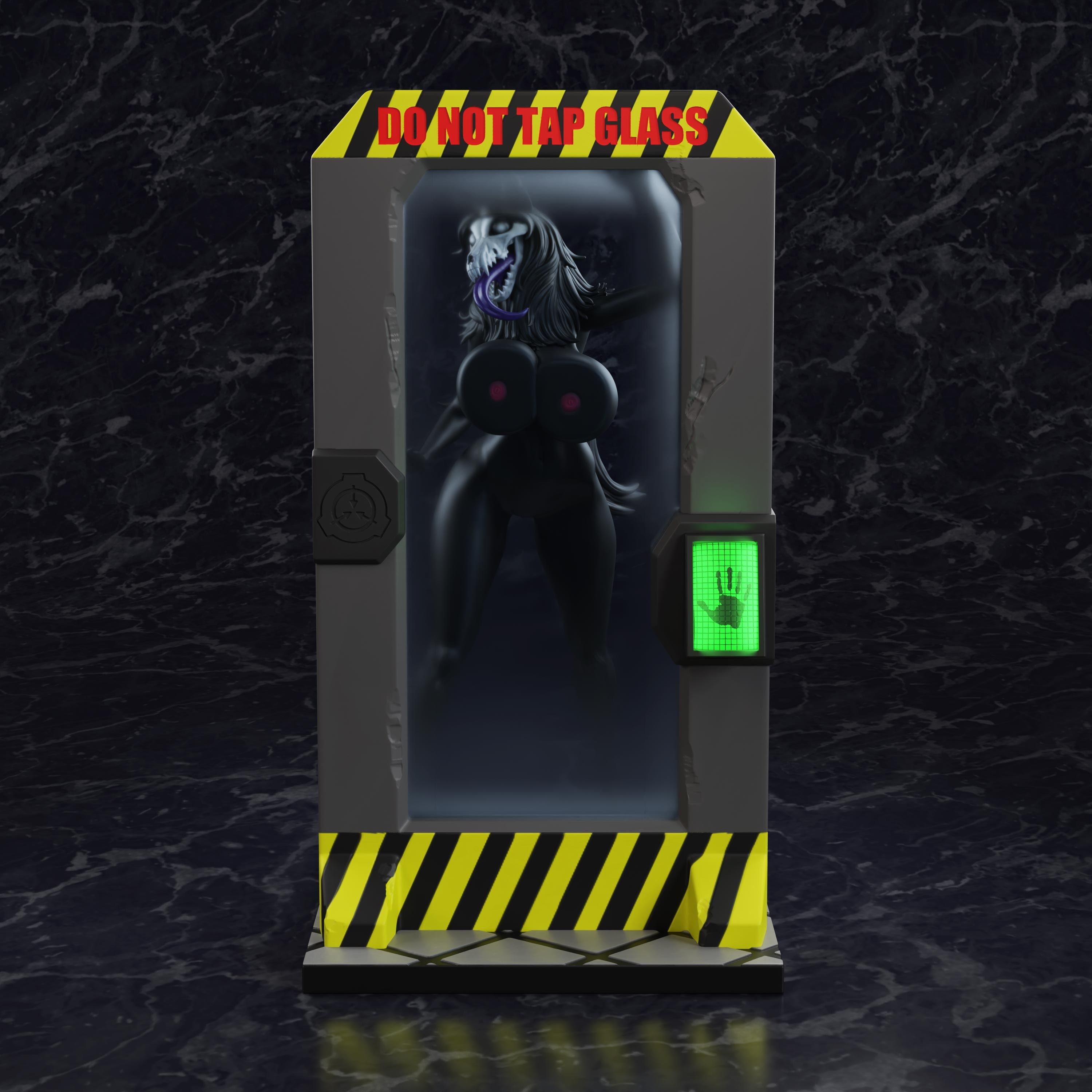 Mal0 Statue | SCP Fan Art by PolyBitsArt SFW,NSFW