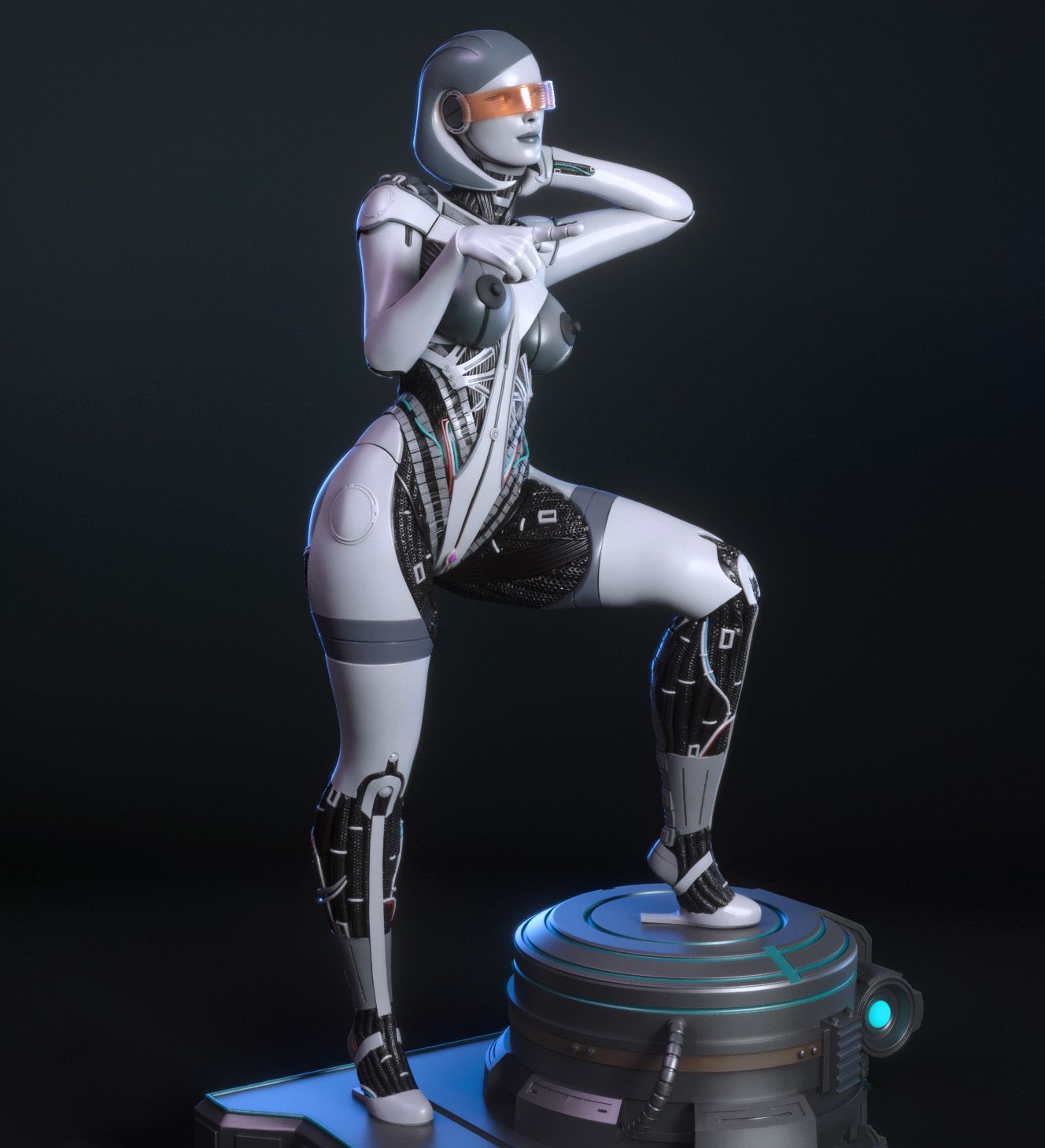 Edi Statue | Mass Effect Fan Art by TorridaMinis SFW,NSFW,Futa 3d printed,3d printed statue,nsfw statue,3d printed figure,Edi Statue,Mass Effect Statue,futa figurines,futanari figurines,futanari statue,futa statue