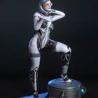 Edi Statue | Mass Effect Fanart von TorridaMinis SFW,NSFW,Futa 3d printed,3d printed statue,nsfw statue,3d printed figure,Edi Statue,Mass Effect Statue,futa figurines,futanari figurines,futanari statue,futa statue