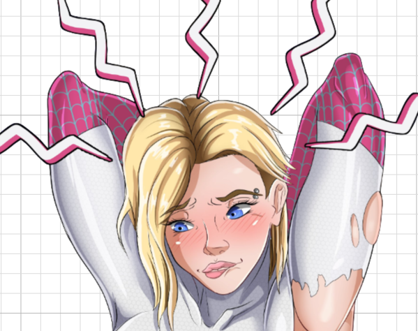 Spider Gwen Sense Futa Sticker | Marvel Futanari Stickers Ecchi Cartoon Futa futa sticker,stickers,Spider Gwen sticker,Marvel sticker