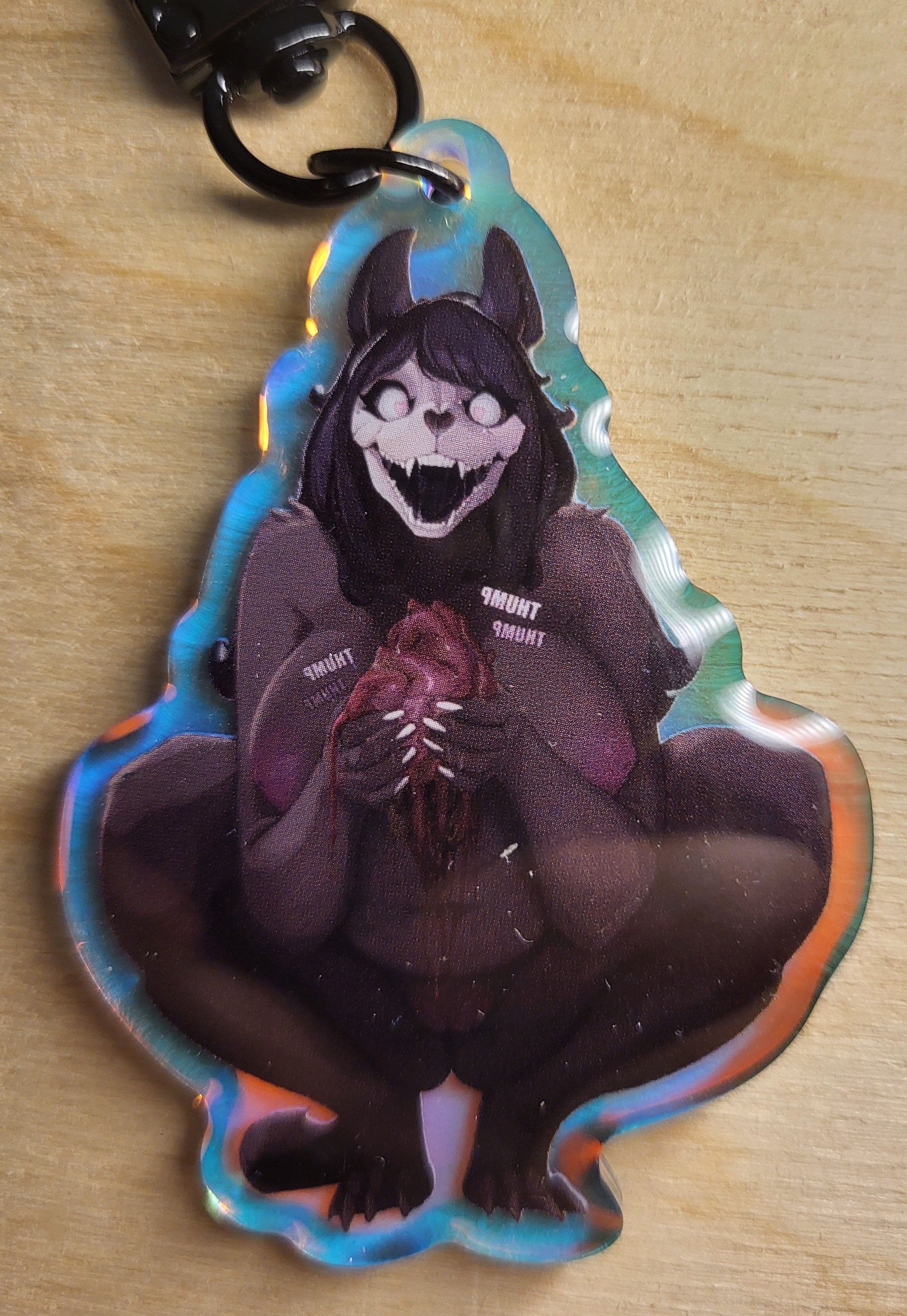 Mal0 Valentine Keychain | SCP Acrylic Keychain NSFW Mal0 Valentine,Mal0 keychain,furry keychain,scp keychain,nsfw keychain