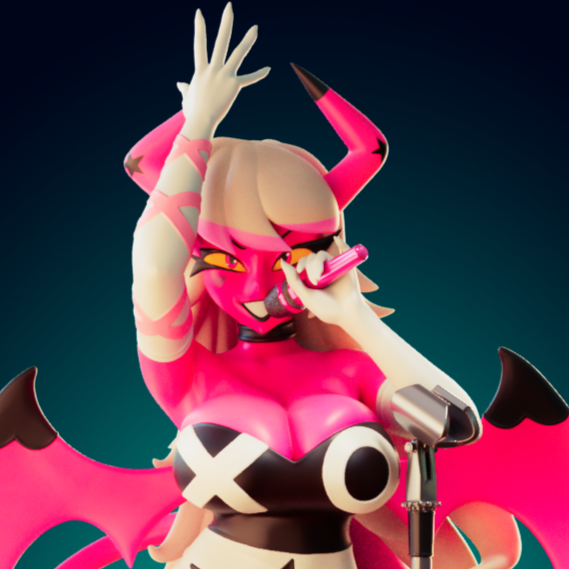 Verosika Mayday Statue | Helluva Boss Fan Art by Officer Rhu SFW,NSFW,Futa 3d printed statue,3d printed,futa statue,futa figurines,futanari figurines,futanari statue,nsfw statue,Verosika MaydayStatue,Helluva Boss Statue